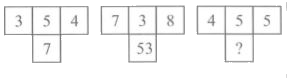 Find the missing number, if same rule is followed in all the three figures.