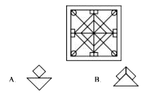 Select a figure from the options which is not exactly embedded in the given figure as one of its parts.