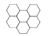 Given figure is made up of six regular hexagons. If the perimeter of the given figure is 108  cm, then find the length of each side of the hexagon.