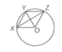 In the given figure, O is the centre of the circle, then angleXOZ is