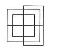 How many squares are there in the given figure?