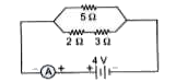 What is the potential difference across 2 Omega in the given circuit?