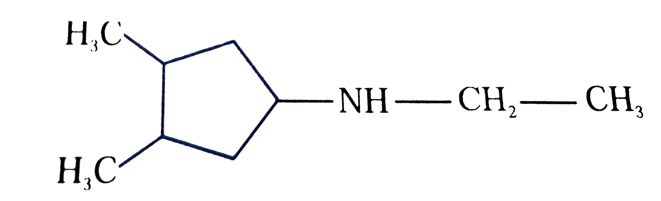 The IUPAC name of the amine is :