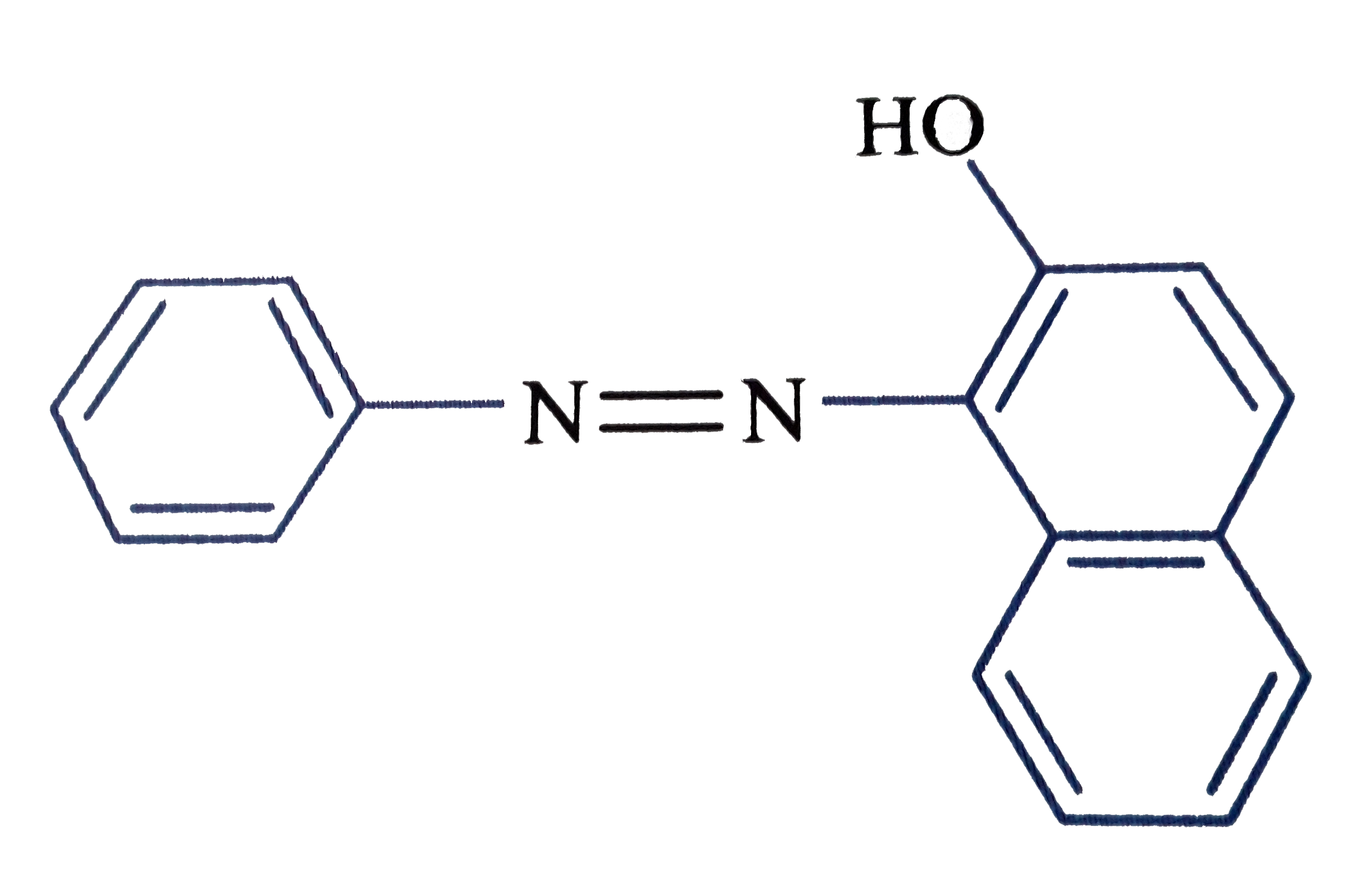 The      which is a red azo dye obtained on reacting benzene diazonium chloride with one of the following compounds.