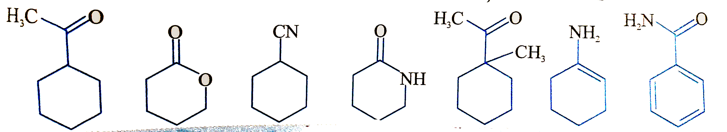 The number of compounds which show tautomerism among the following is