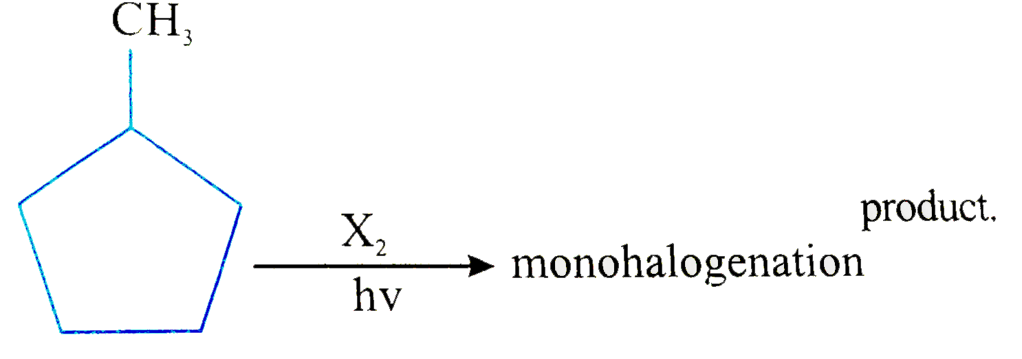 monohalogenation   Q. Howmany monohaloderivatives are possible (excluding stereomers)?