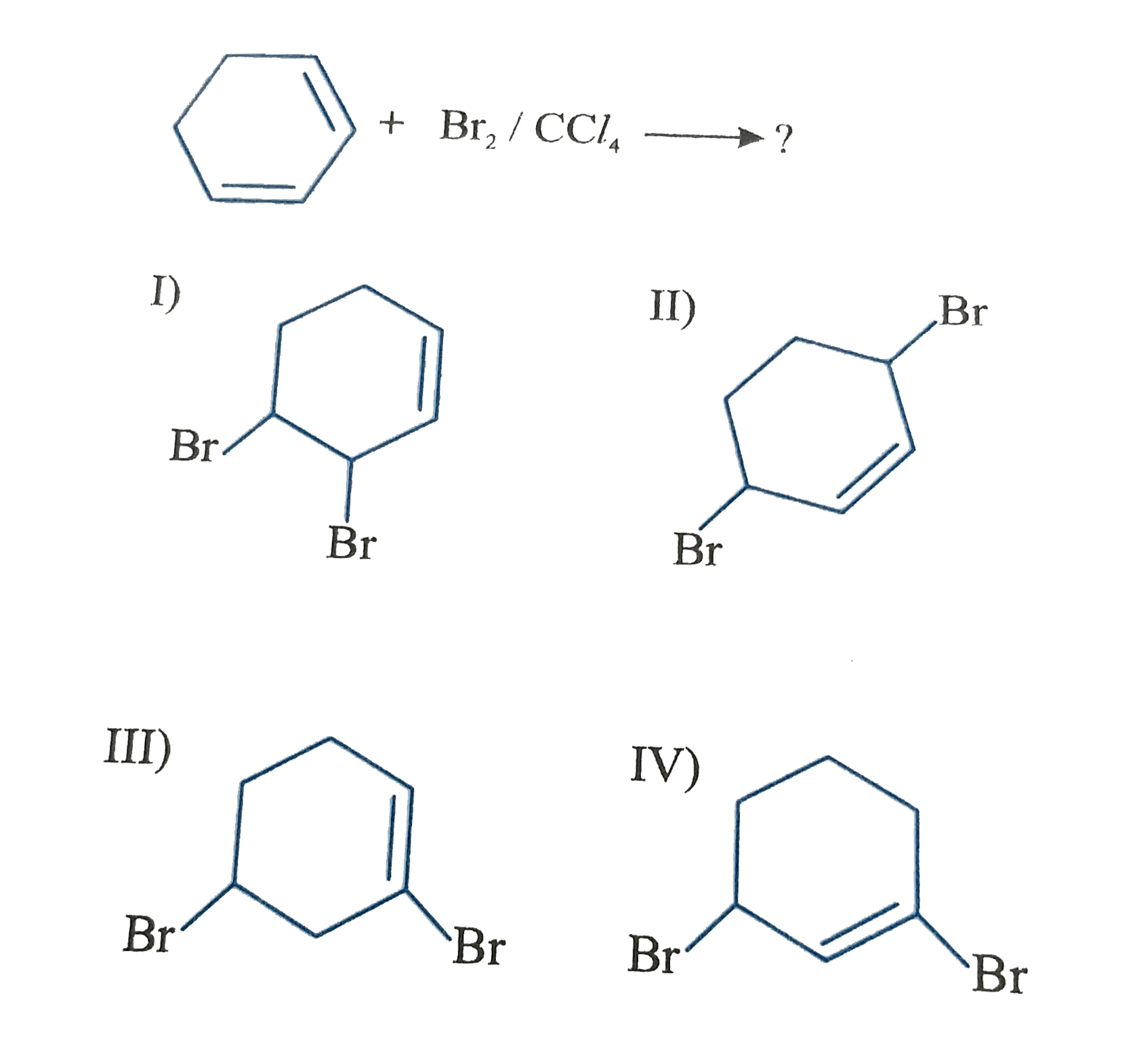 What is/are the product(s) from the following reaction?