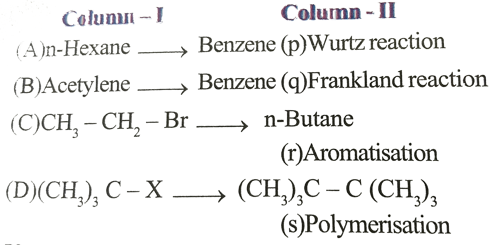 Match the column