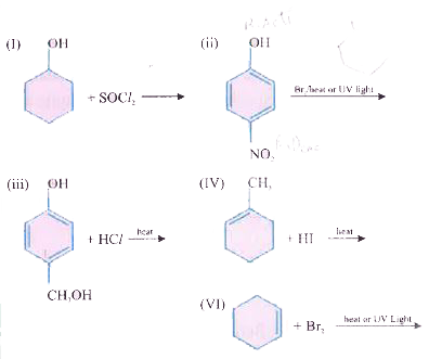 Draw the structure of major monohalo products in each of the following reactions