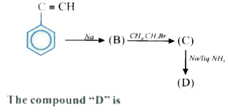 An organic compound      The compound ''D'' is