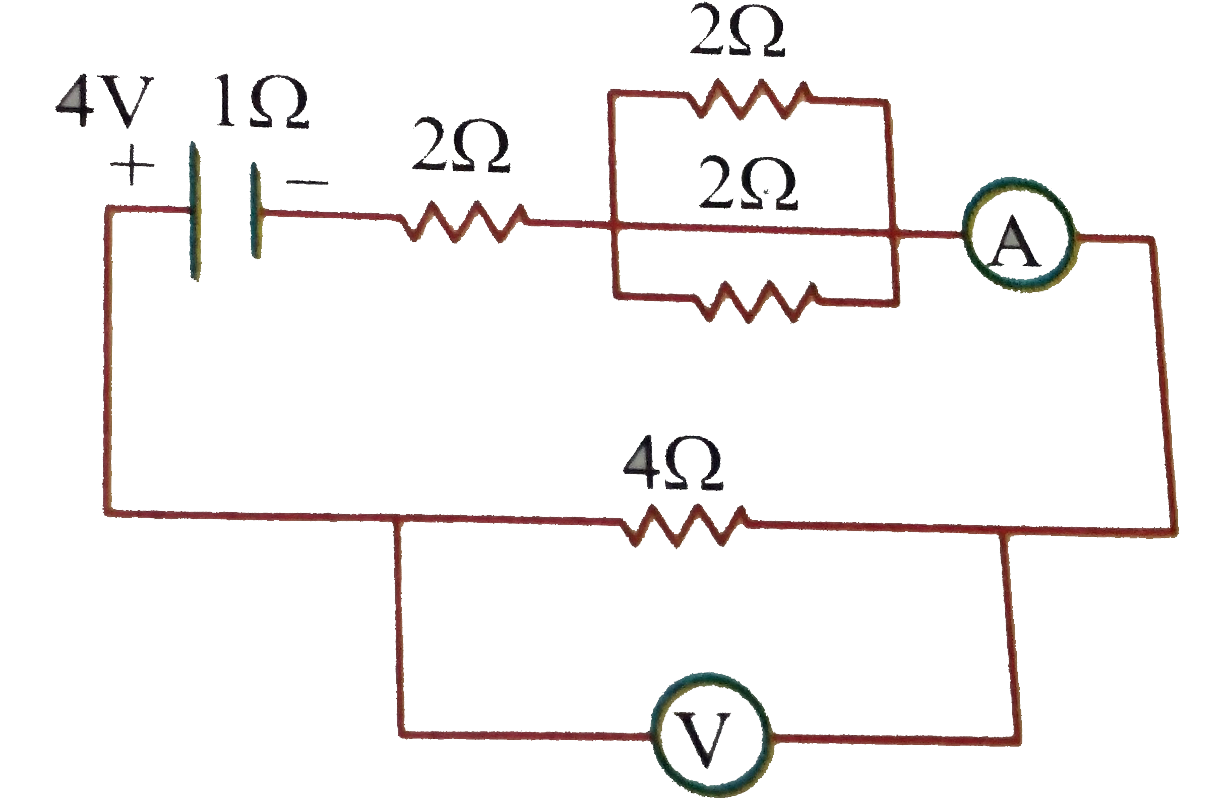 What is the equivalent resistance of the circuit