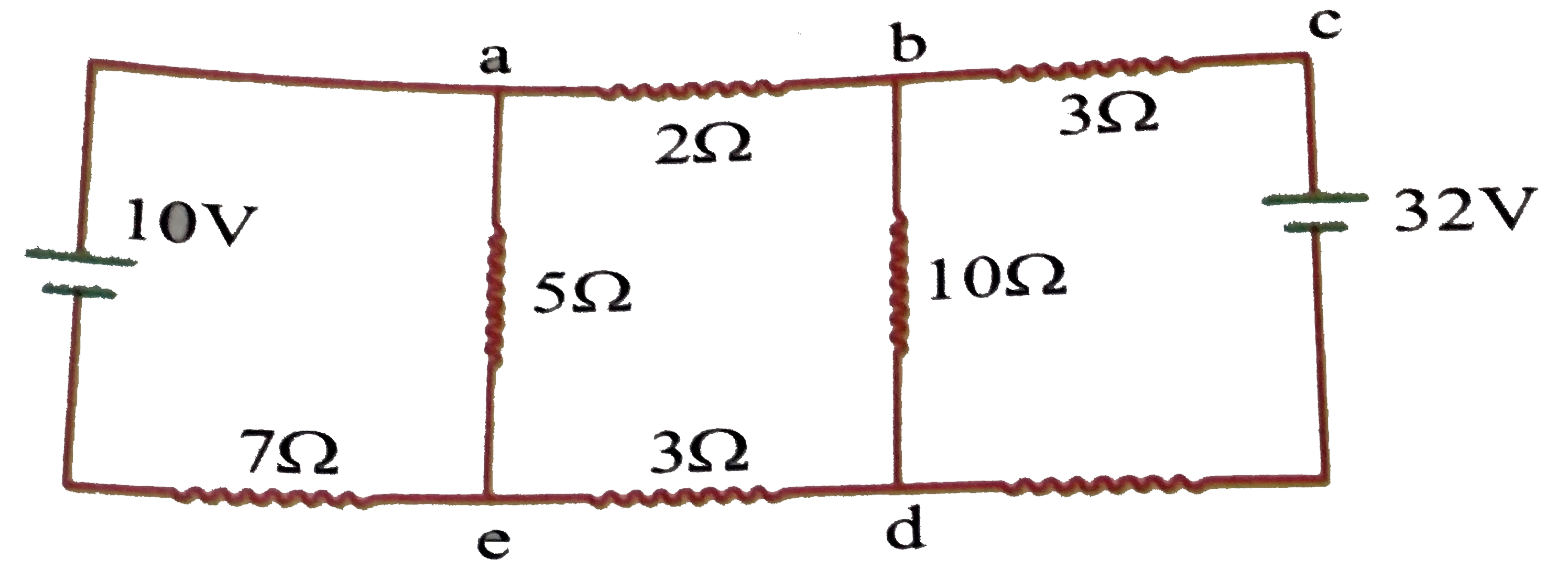 In the circuit diagram shown in the figure,