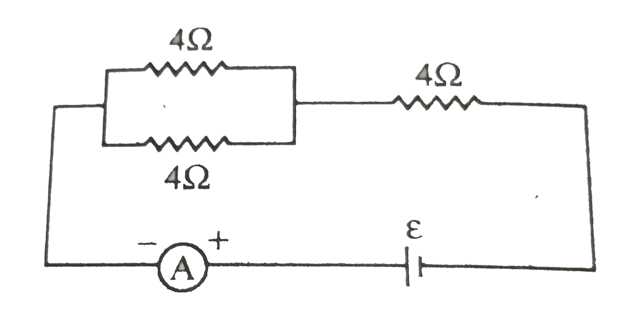 चित्र में दर्शाए अनुसार प्रतिरोधों R और S के लिए मित्र सेतु में l(1) दूरी पर संतुलन बिंदु प्राप्त होता है। जब प्रतिरोधक के साथ समांतर क्रम में अज्ञात प्रतिरोध X को संयोजित किया जाता है तो संतुलन बिंदु l(2) दूरी पर हट जाता है। l(1),l(2) और S के पदों में X के लिए व्यंजक ज्ञात कीजिए।