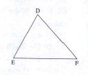 Observe the given figure :   Say the vertices of the triangle.