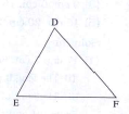 Observe the given figure :   Say the sides of the triangle.