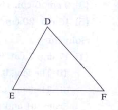 Observe the given figure :   Say the angles of the triangle.