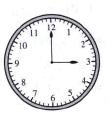 Observe the figure of the clock and answer the following questions :   What time does the clock show?