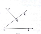 Name the pairs of adjacent angles in the figures given below :