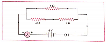 Find the total resistance and current in the circuit.