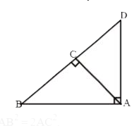 ABD is a triangle right angled at A and AC bot BD Show that    (i)  AB^(2) = BC .BD.    (ii) AC^(2) = BC.DC   (iii) AD^(2) =  BD .CD.