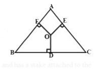 ‘O’ is any point in the interior of a triangle ABC. If  OD bot BC, OE botAC and OF bot AB, show that   (i) OA^(2) + OB^(2) + OC^(2) - OD^(2) - OE^(2) - OF^(2) = AF^(2) + BD^(2) + CE^(2)   (ii) AF^(2) + BD^(2) + CE^(2) = AE^(2) + CD^(2) + BE^(2).
