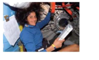Look at the photogram:   Can you think why Sunita's hair was standing?