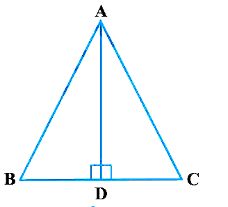 AB = AC वाला ABC एक समद्विबाहु त्रिभुज है तथा D भुजा BC पर इस प्रकार स्थित है कि AD | BC  है। angle BAD = angle CAD  सिद्ध करने के लिए, किसी विद्यार्थी ने निम्नलिखित प्रक्रिया अपनाई :     Delta ABD  और Delta ACD में,     AB = AC  (दिया है)     angle B = angle C  (क्योंकि AB = AC)    तथा angle ADB = angle ADC   (प्रत्येक 90^(@))     अतः,  Delta ABD ~= Delta ACD