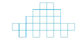 आकृति के प्रत्येक छोटे वर्ग का क्षेत्रफल क्या होगा, यदि संपूर्ण आकृति का क्षेत्रफल 96 वर्ग सेन्टीमीटर है ? आकृति का परिमाप भी ज्ञात कीजिए|