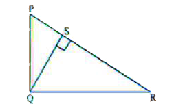 आकृति 6.19  में PQR एक समकोण त्रिभुज है, जिसका angle Q  समकोण है तथा QS angle PR   है। यदि PQ = 6 cm और PS = 4 cm है, तो QS, RS  और QR ज्ञात कीजिए।