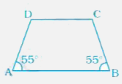 In the trapezium ABCD, the measure ofangleD is
