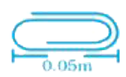 The paper clip below has the indicated length. What is the length in standard form.