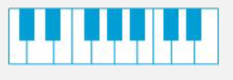 Here is a key board of a harmonium:   Find the ratio of white keys to black keys on the keyboard