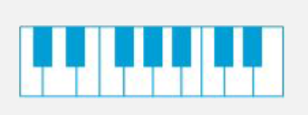 Here is a key board of a harmonium:    This pattern of keys is repeated on larger keyboard. How many black keys would you expect to find on a keyboard with 14 such patterns.