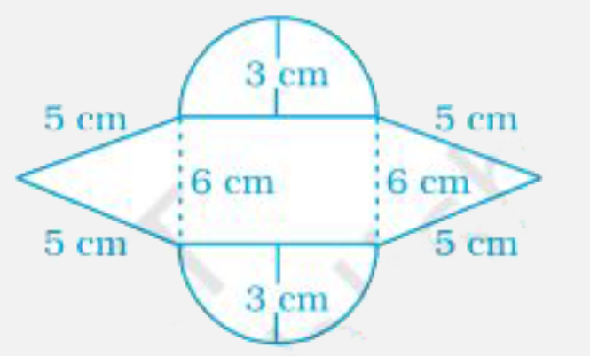 Find the area of the following figures.