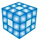 There is a 3 × 3 × 3 cube which consists of twenty seven 1 × 1 × 1 cubes (see Fig. 2.3). It is ‘tunneled’ by removing cubes from the coloured squares.   Find: (i) Fraction of number of small cubes removed to the number of small cubes left in given cube.   (ii) Fraction of the number of small cubes removed to the total number of small cubes.   (iii) What part is (ii) of (i)?
