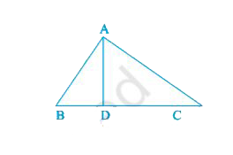 In Fig. 2.12 angleBAC=90^(@) and AD bot BC.   The number of right triangles in the figure is