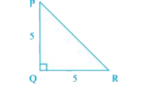 In Fig. 2.13, PQbotRQ=5 cm and QR=5 cm. Then DeltaPQR is