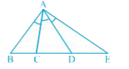 An angle is said to be trisected, if it is divided into three equal parts. If in Fig. 2.42 into three equal parts. If in fig. 2.42, angleBAC=angleCAD=angleDAE, how many trisectors are there for angleBAE ?