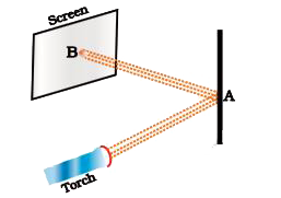 Observe the picture given in Fig. 11.1 carefully.      A patch of light is obtained at B, when the torch is lighted as shown. Which of the following is kept at position A to get this patch of light?