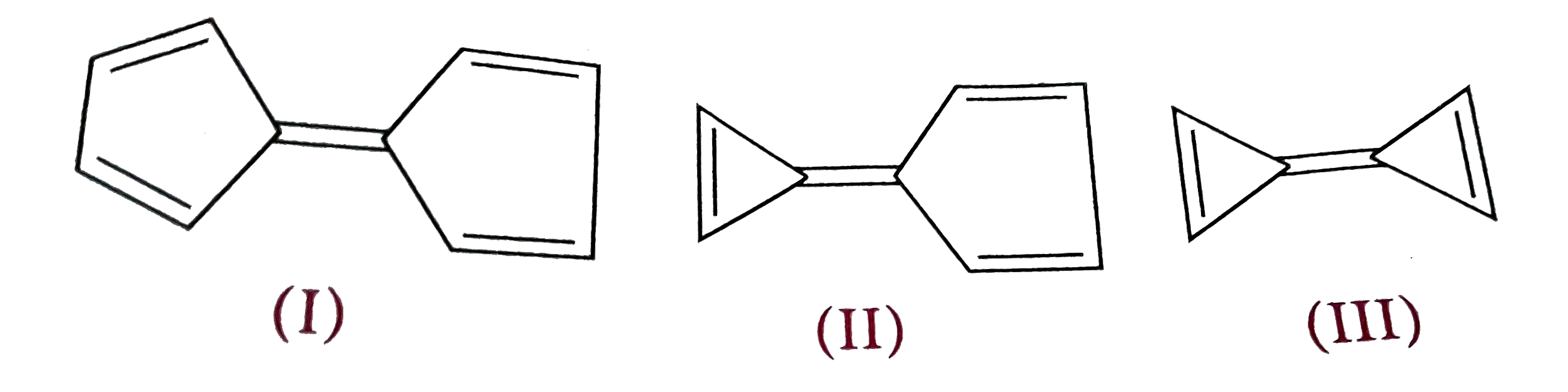 Consider the following compounds:      Which compound possesses highest dipole moment?