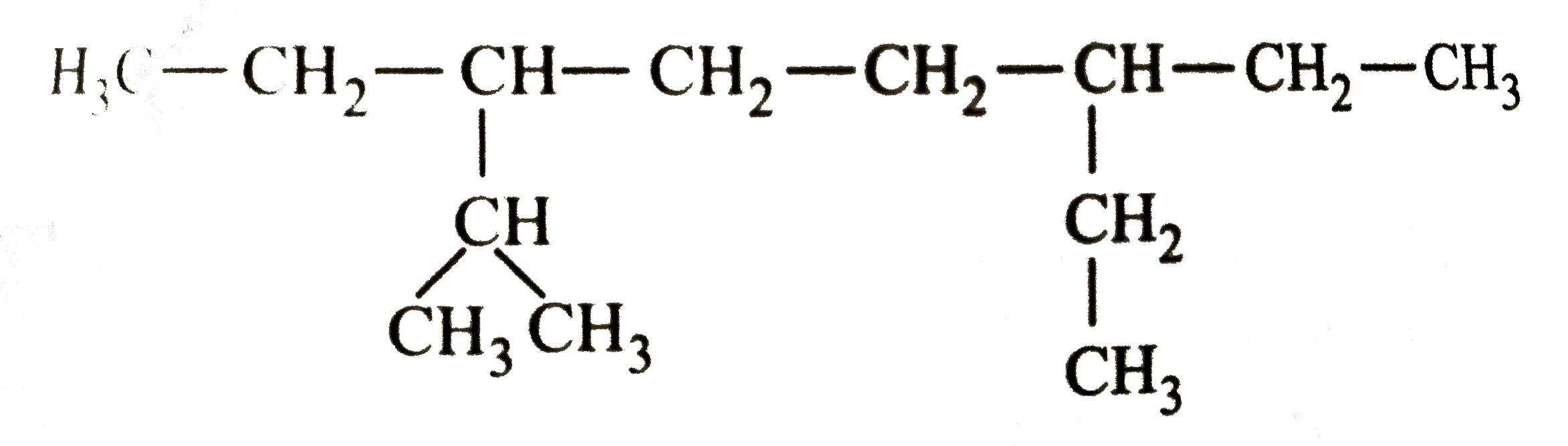 The correct IUPAC name of the following alkane is