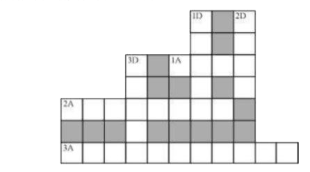 Given below is a crossword puzzle based on this lesson. Use hints to fill in the blank spaces with letters that complete the words.   Down Across   (D) 1: Thorough washing (A) 1: Keeps warm    2: Animal fibre 2: Its leaves are eaten by silkworms   3: Long thread like structure 3: Hatches from egg of moth