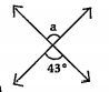 Find the measure of angle 'a' in each case. Give reason: