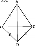 ABC and DBC are two triangles where bar(AB) = bar(AC) and bar(DB) = bar(DC). Show that /ABC + /DBC = /ACB + /DCB. Also S.T. AD is a bisector of /A.