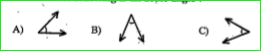 Which of the following is an acute angle?