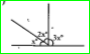 In adjacent figures find the magnitude of each of the three angles formed. (Hint: Sum of all angles at a point on a line ais 180^@.