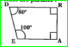 explain how DEAR is a trapezium. Which of its two sides are parallel?