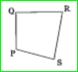 in quadrilateral PQRS. i) name the sides, angles, vertices and diagonals. ii) also name the pairs of adjacent angles, opposite sides and opposite angles.