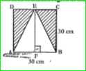 find the area of shaded region in the figure.