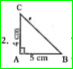 The area of /\ABC is ……………cm^2.